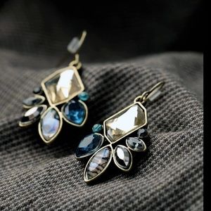 Madewell Gorgeous Art Deco crystal earrings